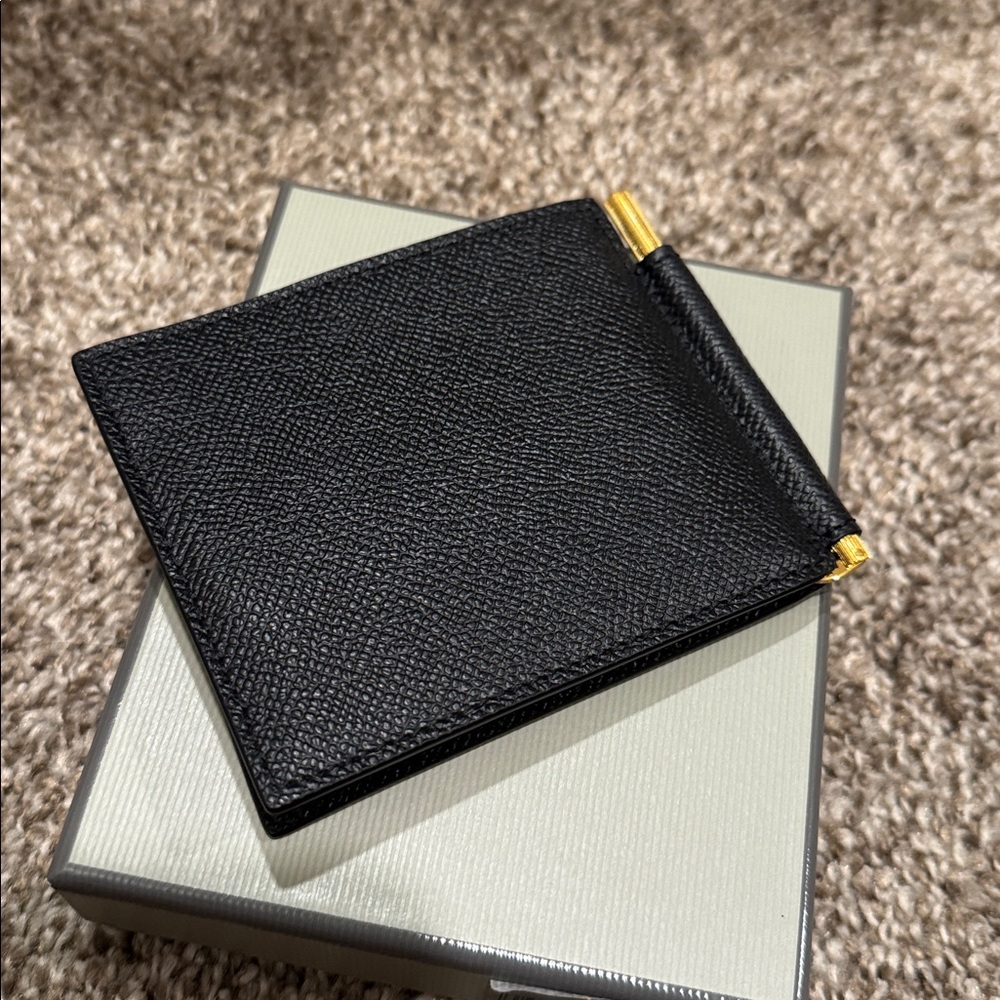 NWT Tom Ford Grain Leather TLine Money Clip Wallet - Picture 7 of 9
